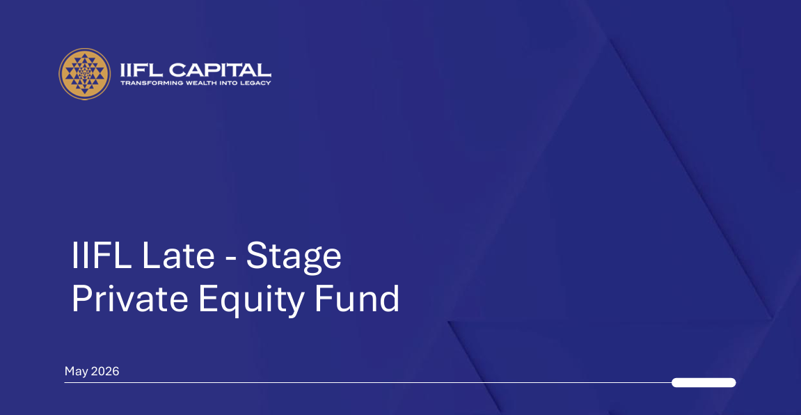 IIFL Late-Stage Private Equity Fund Category II AIF presentation cover